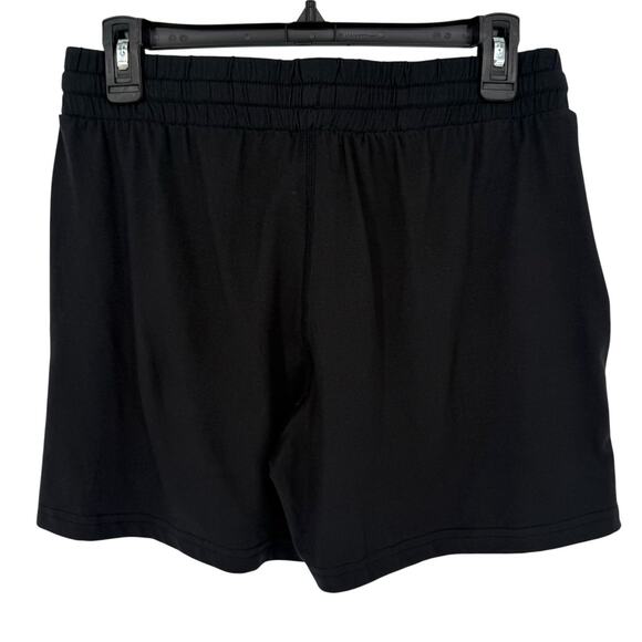 Pacific Trail Black Jersey Shorts Women’s M Casual Drawstring Waist - Picture 2 of 6